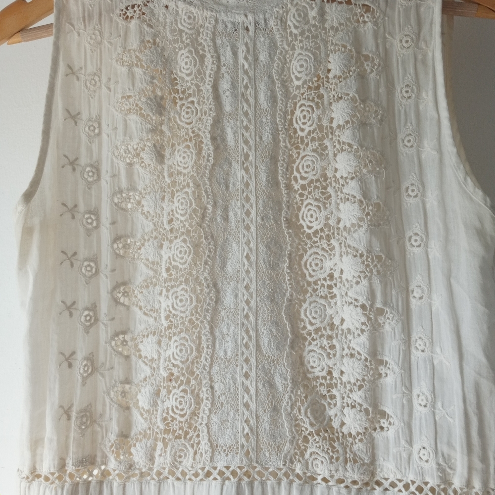 LoveShackFancy Small Embroidered Lace Dress - Picture 14 of 15